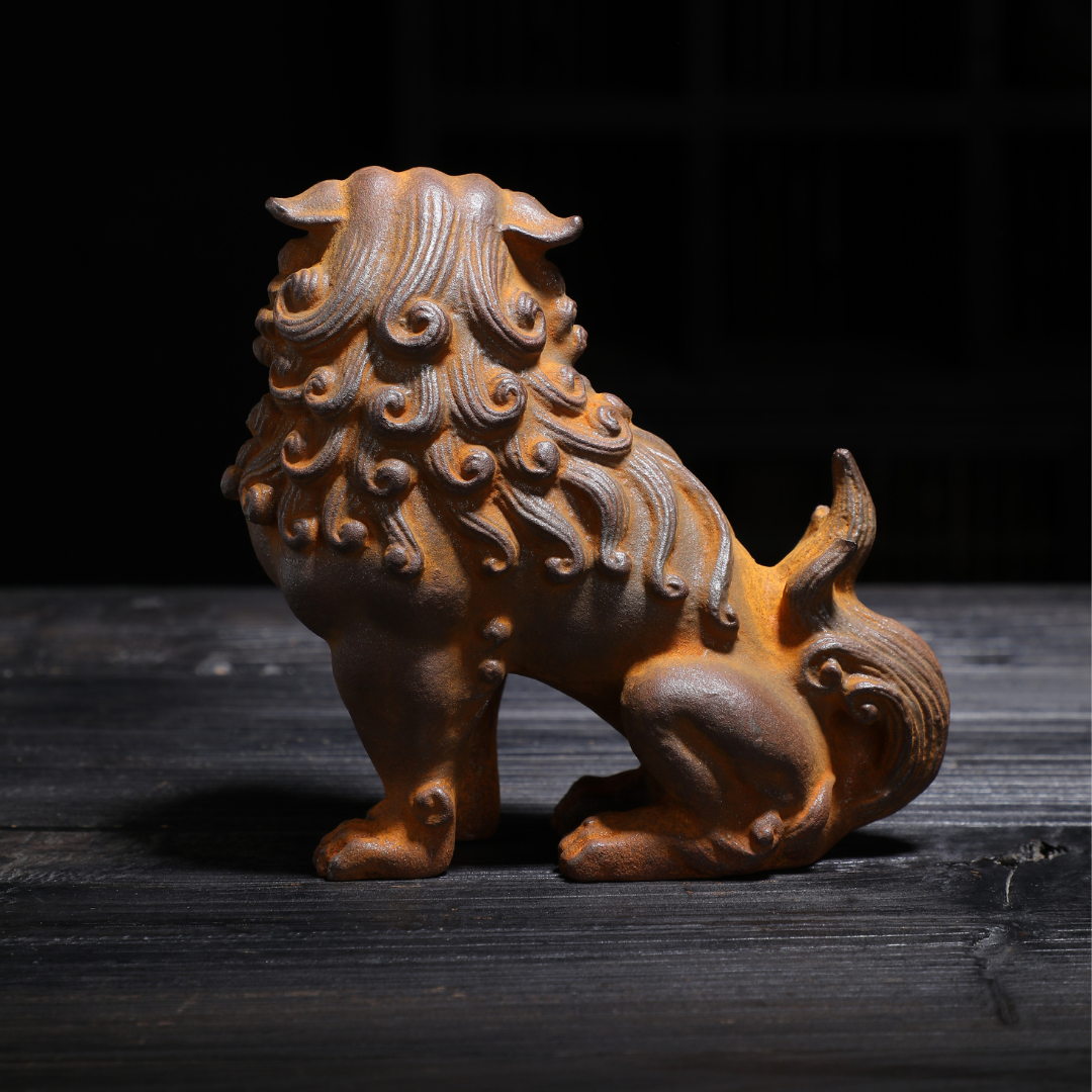 Rustic ron Guardians Foo Dogs