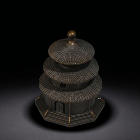 Japanese Bronze Temple Incense Burner