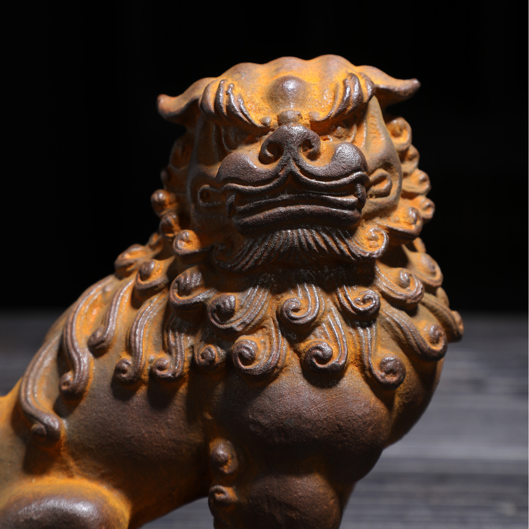 Rustic ron Guardians Foo Dogs