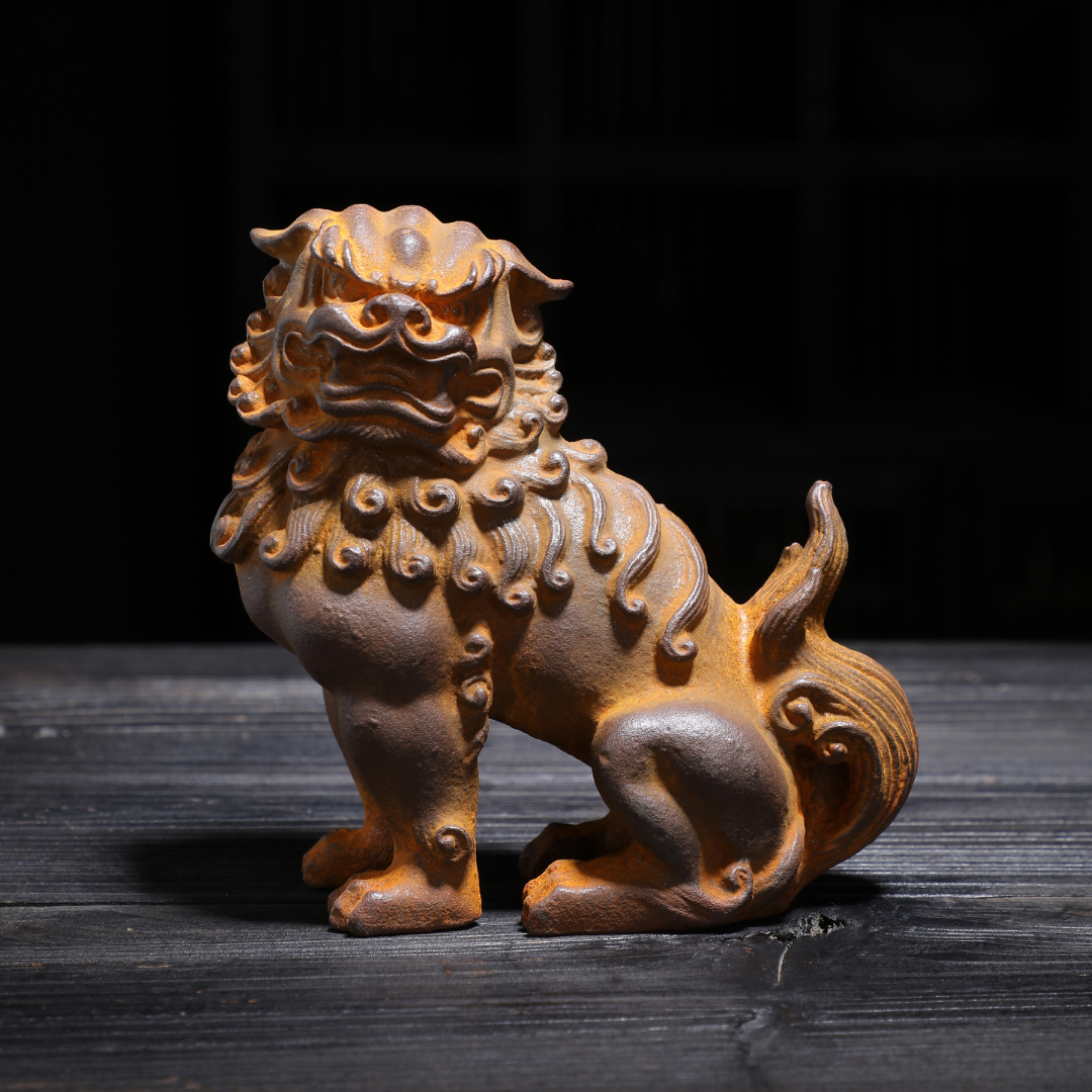 Rustic ron Guardians Foo Dogs