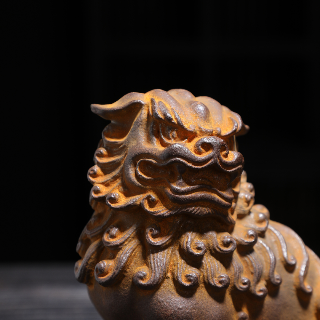 Rustic ron Guardians Foo Dogs