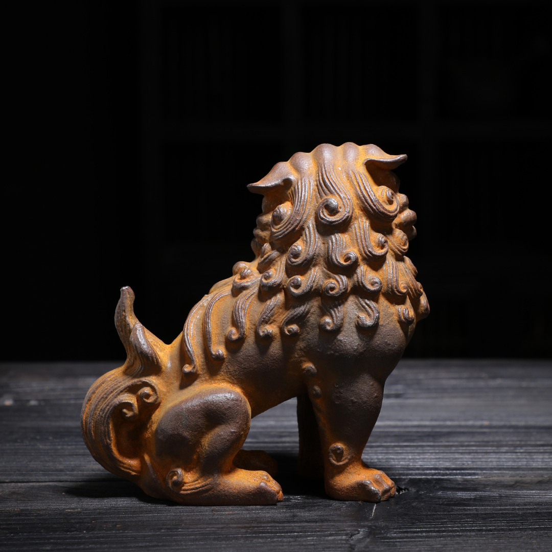Rustic ron Guardians Foo Dogs