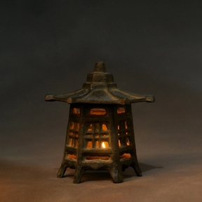 Japanese Iron Candle Holder