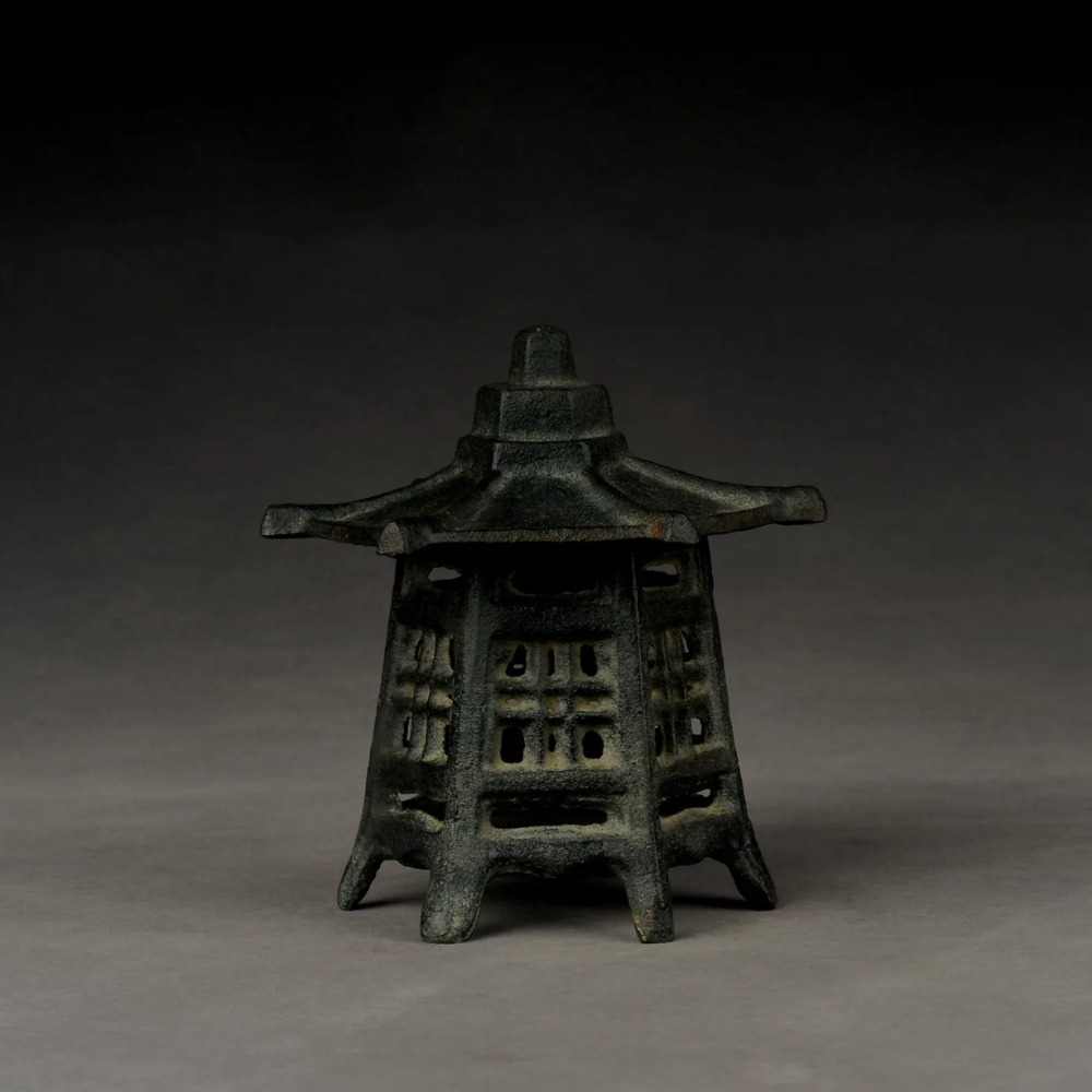 Japanese Iron Candle Holder