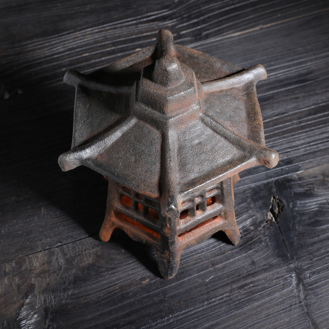 Japanese Iron Candle Holder