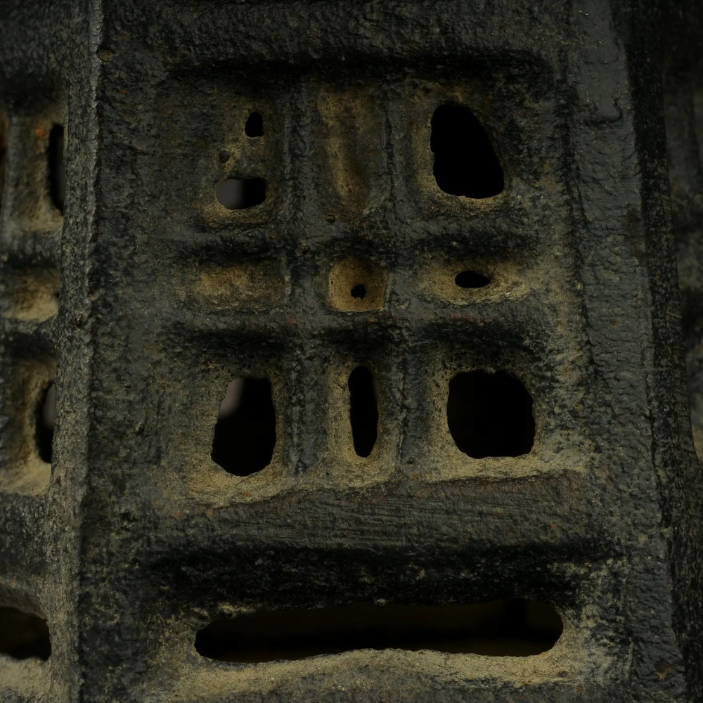 Japanese Iron Candle Holder