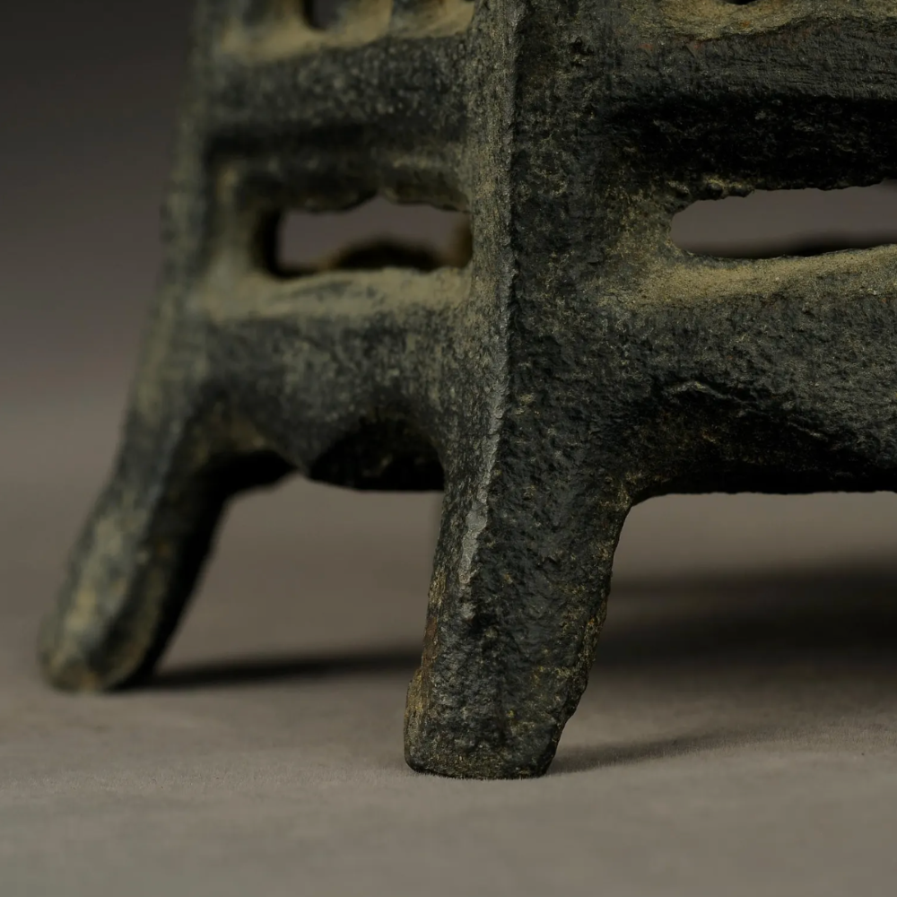 Japanese Iron Candle Holder