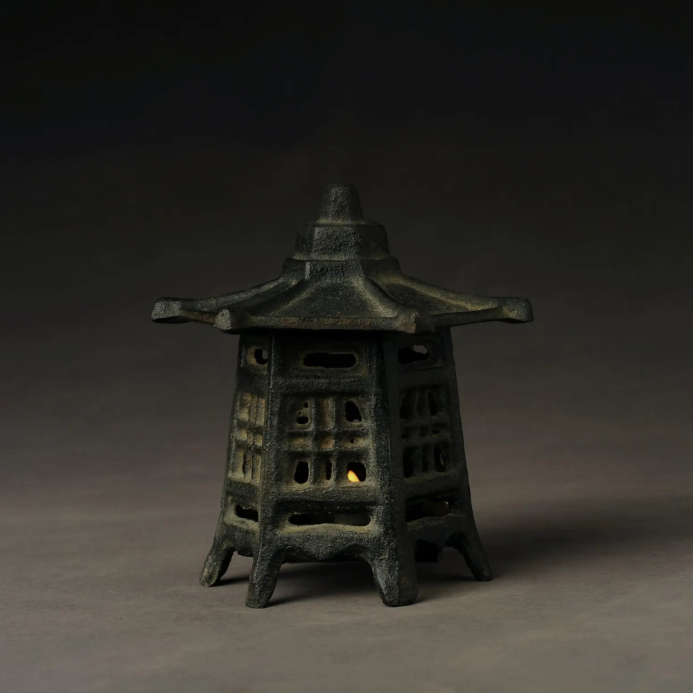 Japanese Iron Candle Holder