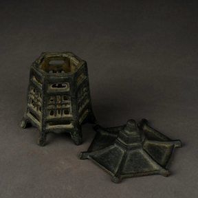 Japanese Iron Candle Holder