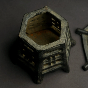 Japanese Iron Candle Holder