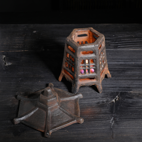 Japanese Iron Candle Holder