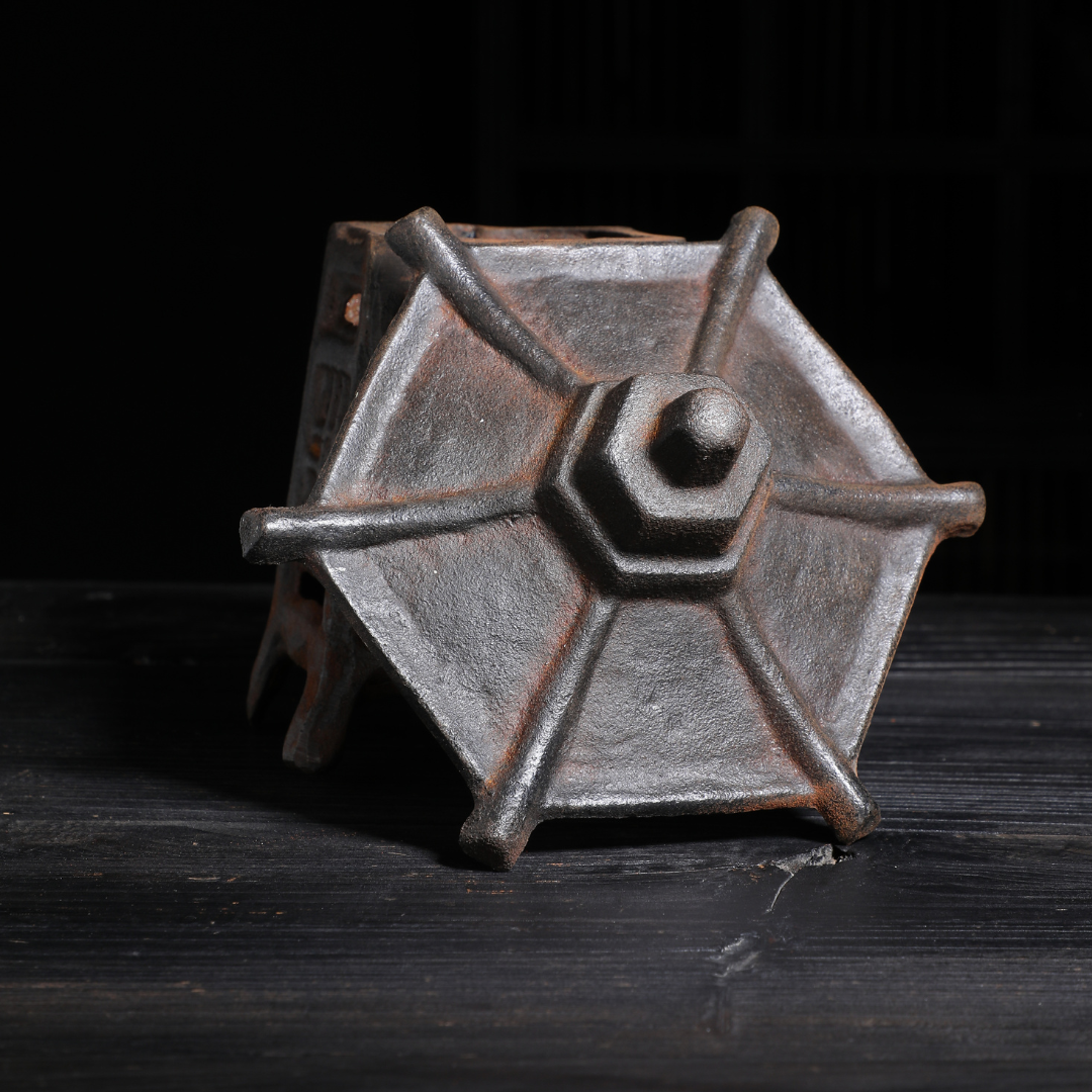 Japanese Iron Candle Holder