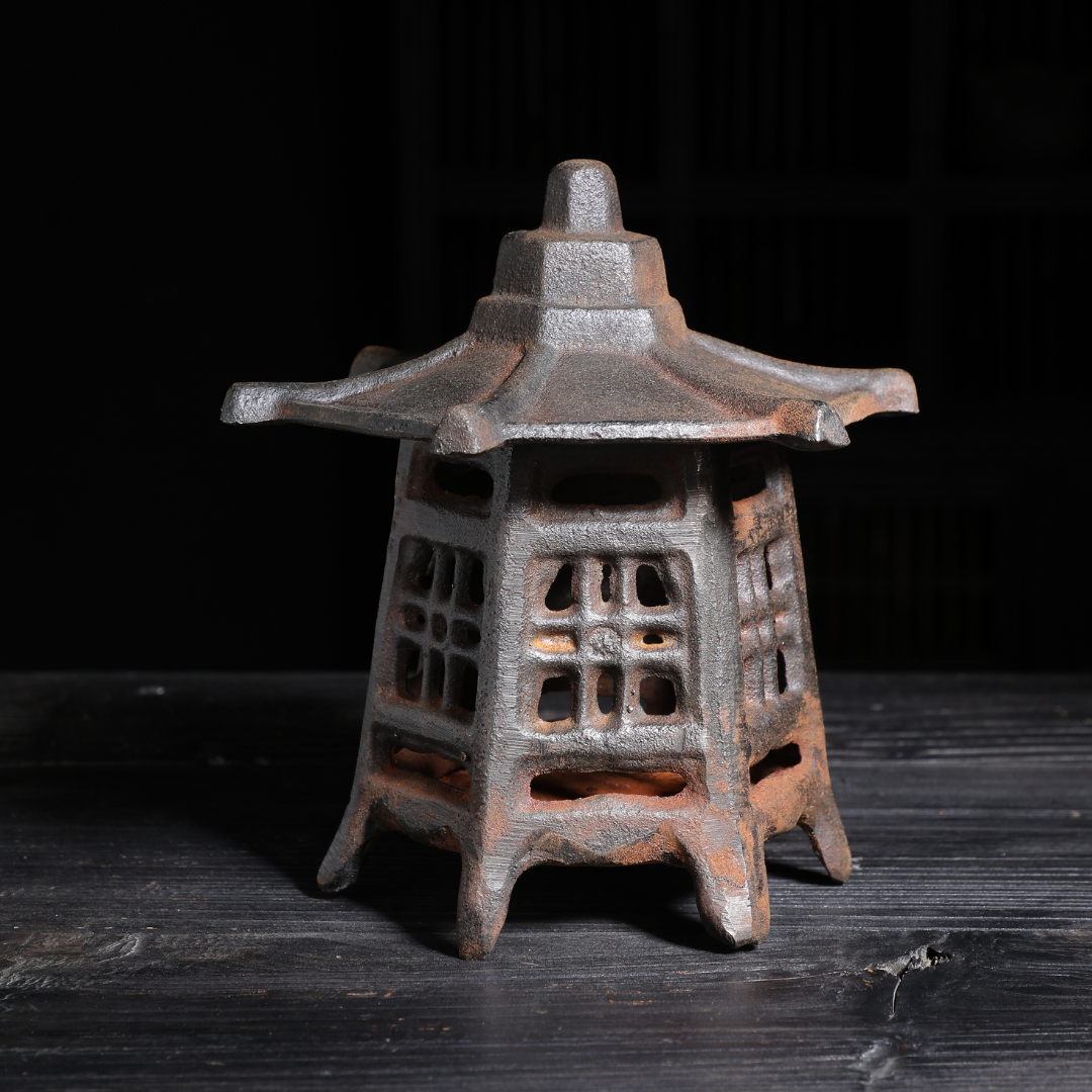 Japanese Iron Candle Holder