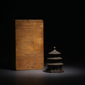 Japanese Bronze Temple Incense Burner