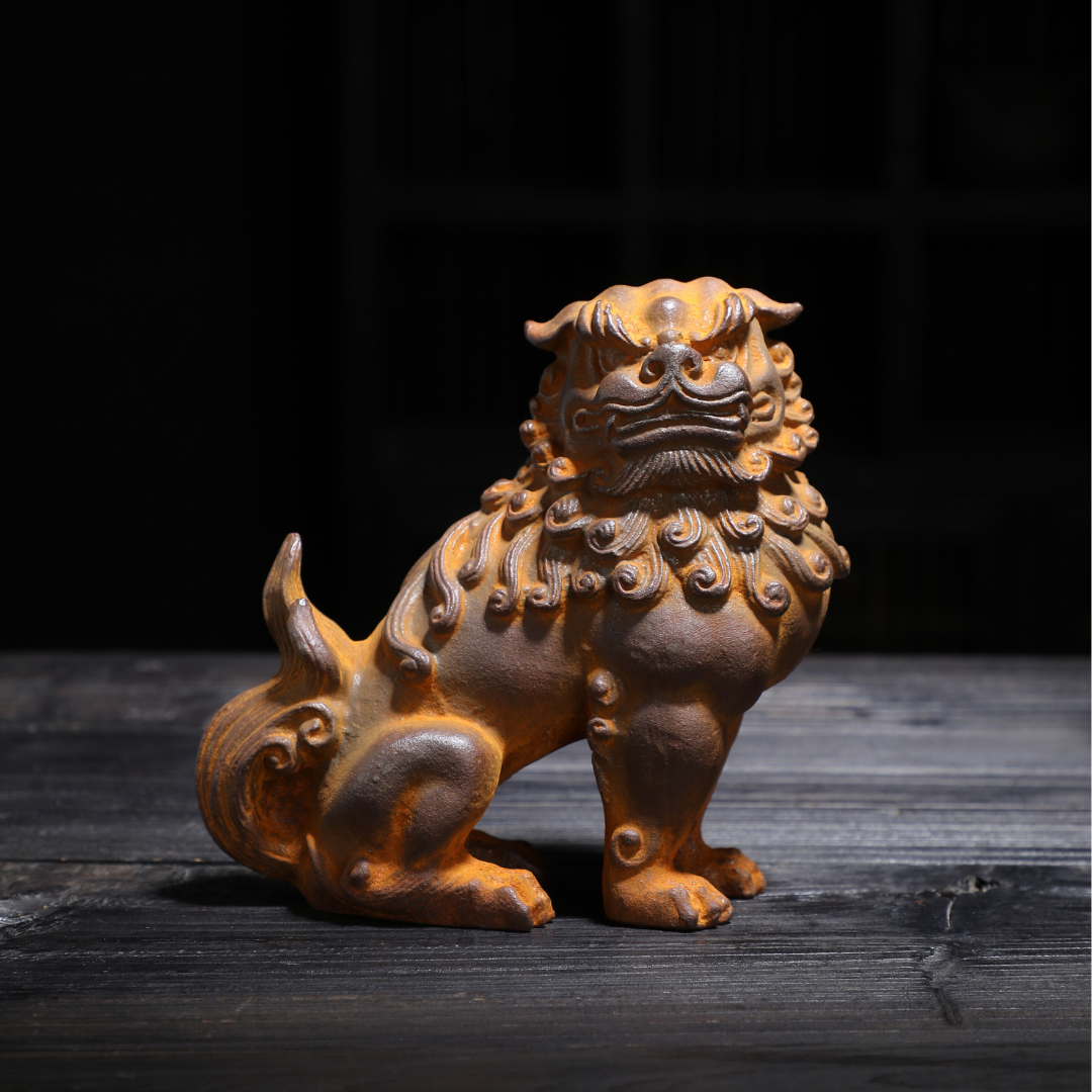 Rustic ron Guardians Foo Dogs