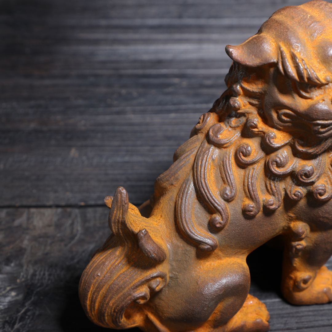 Rustic ron Guardians Foo Dogs