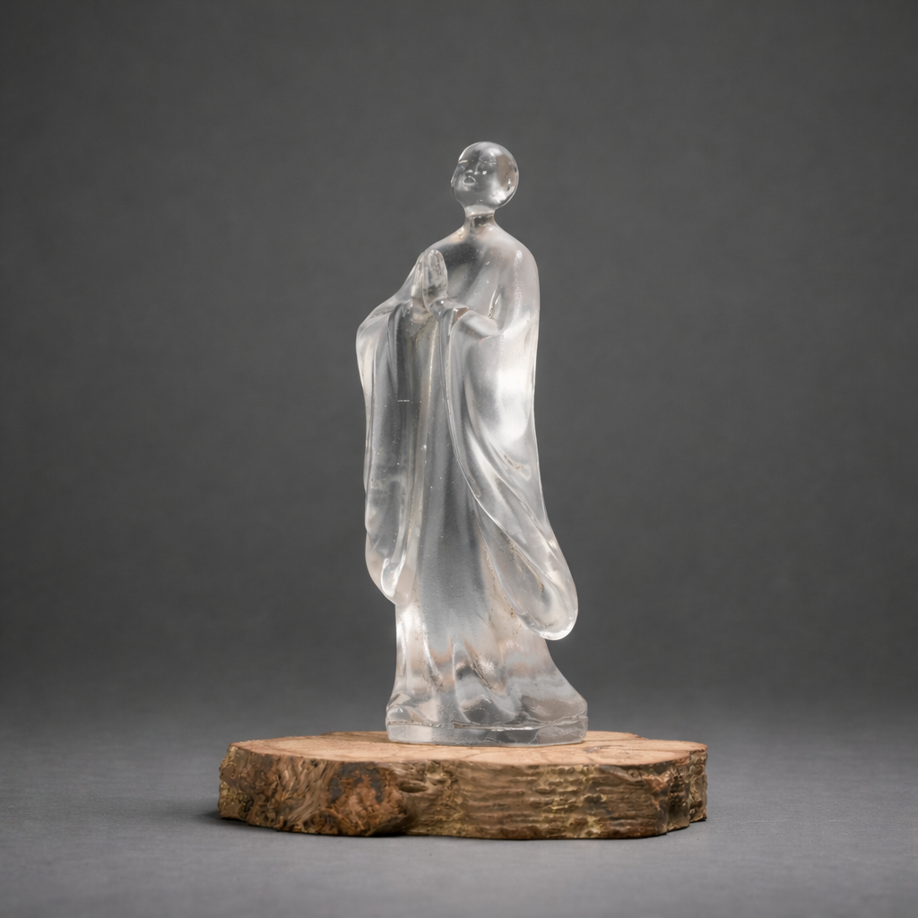 Standing Buddhist Monk Aura