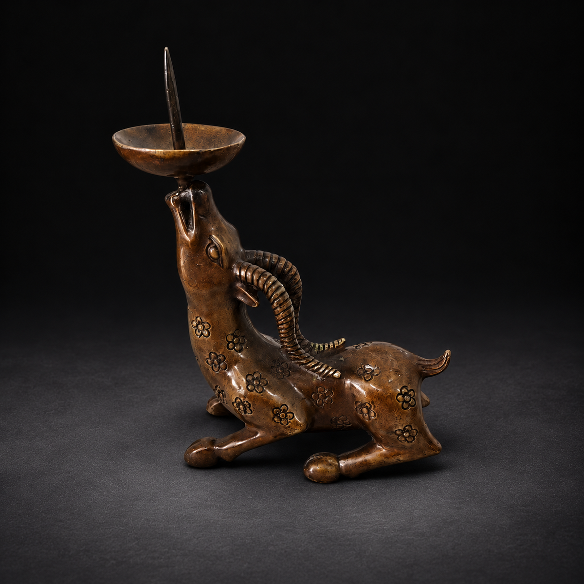 Deer Candle Holder